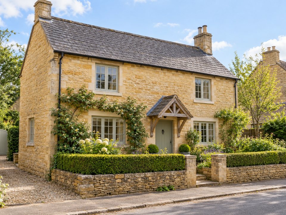 Illustrative stone cottage